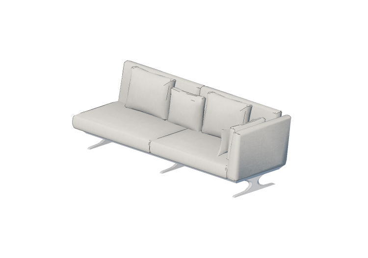 Poltronas y Sofás 3D - Sofá cuatro plazas - Sierra -... Poltronas y Sofás 3D - Sofá cuatro plazas - Sierra -...