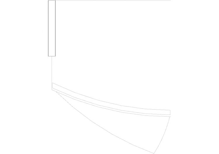 Mobili DWG - Colonna curva 02 - ACCA software