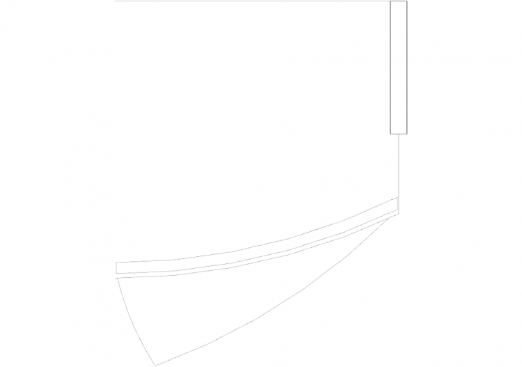 Mobili DWG - Colonna curva 03 - ACCA software