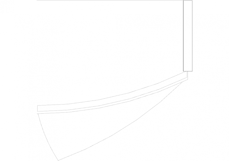 Mobili DWG - Colonna curva 06 - ACCA software