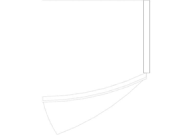 Mobili DWG - Colonna curva 09 - ACCA software
