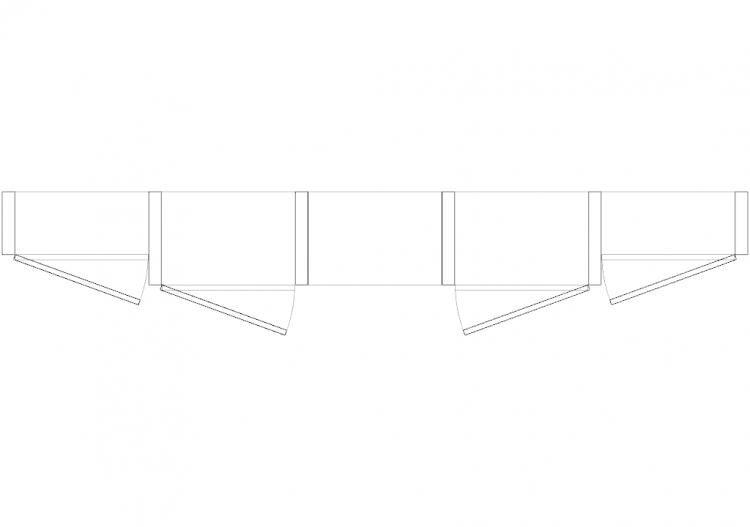 Furniture DWG - Hinged door composition 01 - ACCA software