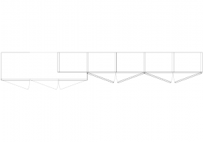 Mobili DWG - Composizione anta 09