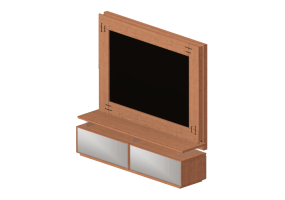 Paredes equipadas 3D - Mueble Tv - Sierra - 24232