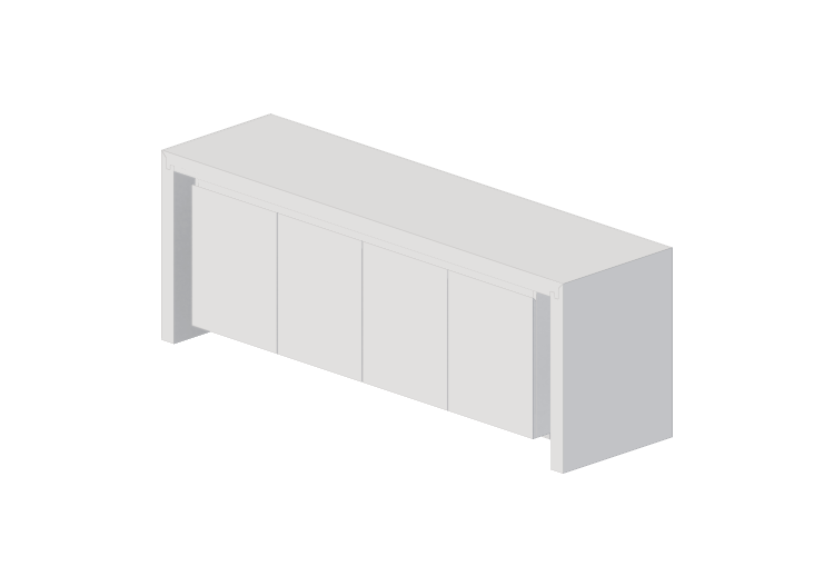 3D Möbel - Holzschrank - Sierra - 1833 - Sierra 3D Möbel - Holzschrank - Sierra - 1833 - Sierra
