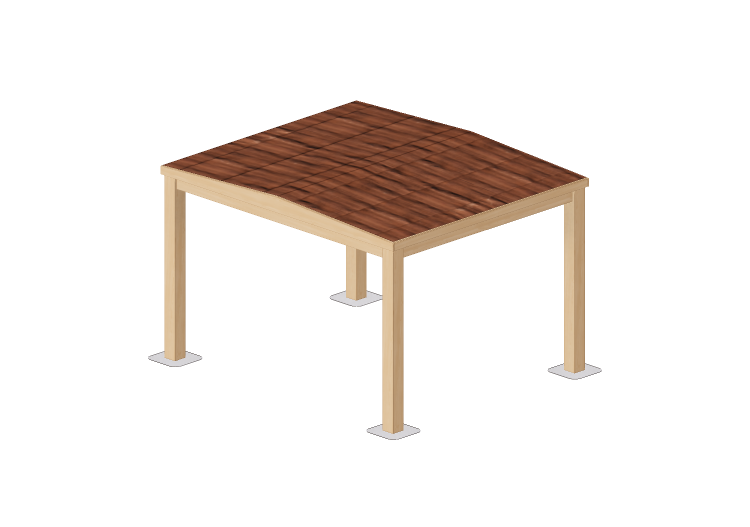 Ombrelloni e Tende 3D - Gazebo in legno - Sierra - 22860 -... Ombrelloni e Tende 3D - Gazebo in legno - Sierra - 22860 -...