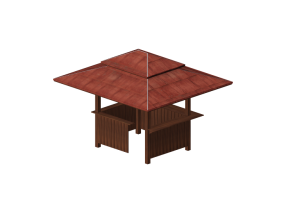 Guarda-s&oacute;is 3D - Gazebo - Sierra - 22384