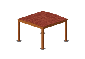 Guarda-s&oacute;is 3D - Gazebo - Sierra - 22861