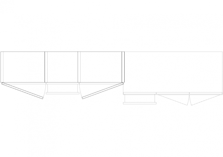 Mobili DWG - Composizione cassetti 25 - ACCA software