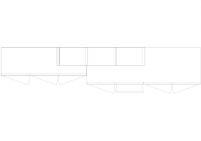 Mobili DWG - Composizione cassetti 34
