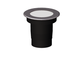 L&acirc;mpada de embutir 3D - Lumin&aacute;ria de embutir - Mini Zip - Simes