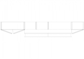 Furniture DWG - 抽屉组合36