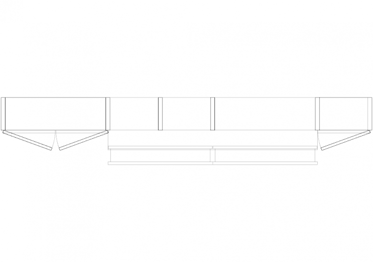 Mobili DWG - Composizione cassetti 36 - ACCA software