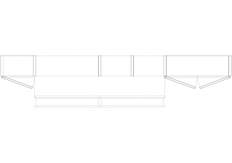 Mobili DWG - Composizione cassetti 37 - ACCA software