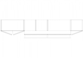Mobili DWG - Composizione cassetti 40