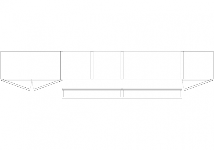 Mobili DWG - Composizione cassetti 40 - ACCA software