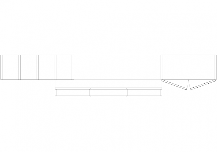 Furniture DWG - 抽屉组合45 - ACCA software
