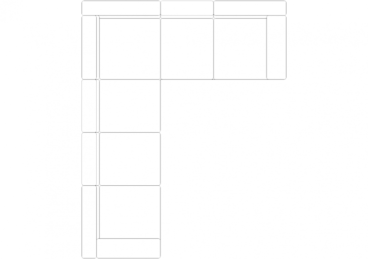 Furniture DWG - 类型1沙发09 - ACCA software