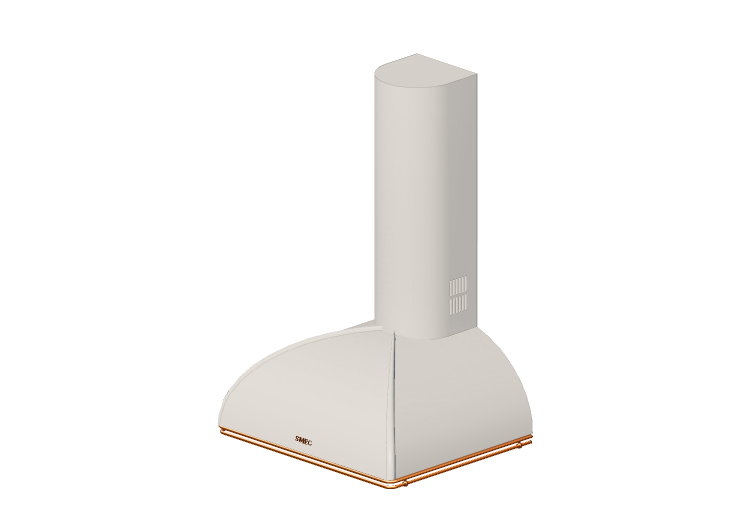 3D Electrical Appliances - Wall mounted cream kitchen hood,... 3D Electrical Appliances - Wall mounted cream kitchen hood,...