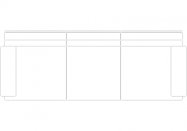 Mobili DWG - Divano tipo 2 06 - ACCA software
