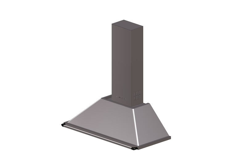 3D Electrical Appliances - Wall mounted satin stainless... 3D Electrical Appliances - Wall mounted satin stainless...