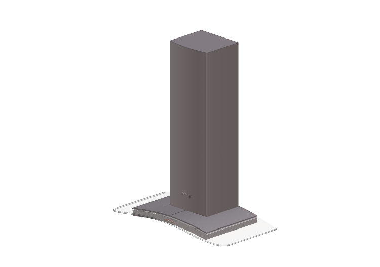 Elettrodomestici 3D - Cappa a parete, 90 cm, inox satinato... Elettrodomestici 3D - Cappa a parete, 90 cm, inox satinato...