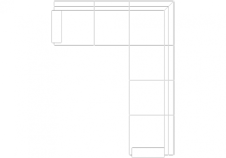 Mobili DWG - Divano tipo 2 09 - ACCA software