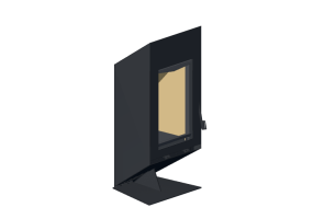 Chudi&egrave;re 3D - Po&ecirc;le &agrave; bois &ndash; Solzaima &ndash; Tek Wall Stand