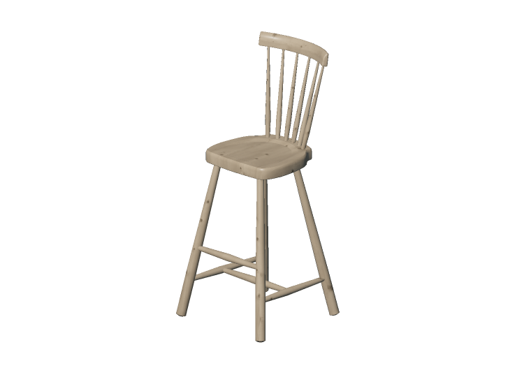3D Chairs - Children's chair in solid birch - Stolab -... 3D Chairs - Children's chair in solid birch - Stolab -...
