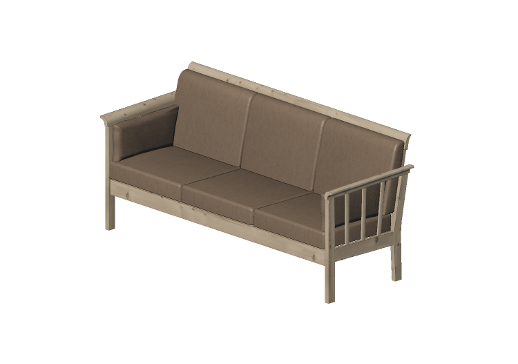 Divans 3D - Canapé trois places - Stolab - Sundborn - 8003... Divans 3D - Canapé trois places - Stolab - Sundborn - 8003...