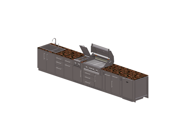 Cocinas 3D - Cocina completa con electrodomésticos -... Cocinas 3D - Cocina completa con electrodomésticos -...