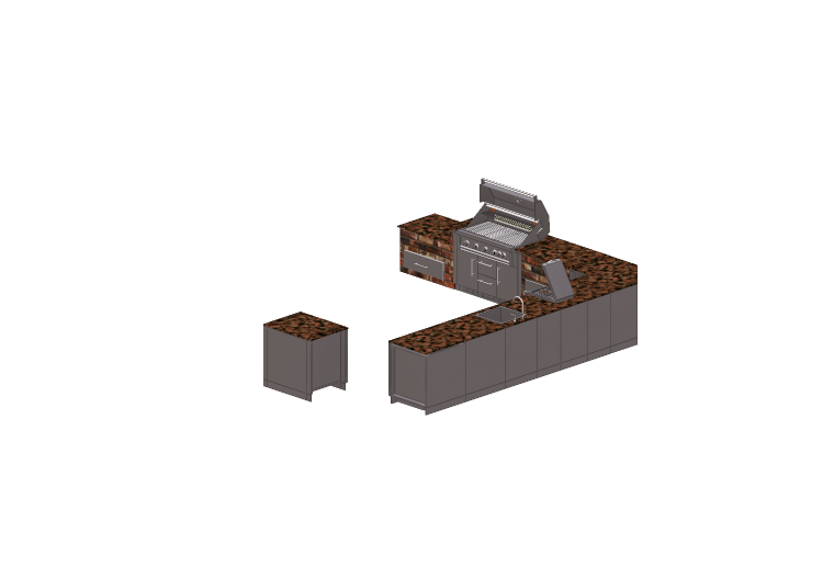 Cozinhas 3D - Cozinha completa com eletrodomésticos -... Cozinhas 3D - Cozinha completa com eletrodomésticos -...
