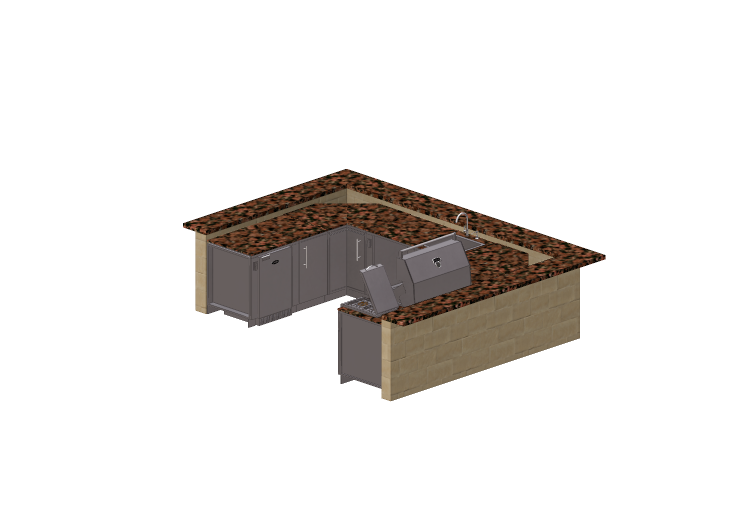 Cozinhas 3D - Cozinha completa com eletrodomésticos -... Cozinhas 3D - Cozinha completa com eletrodomésticos -...