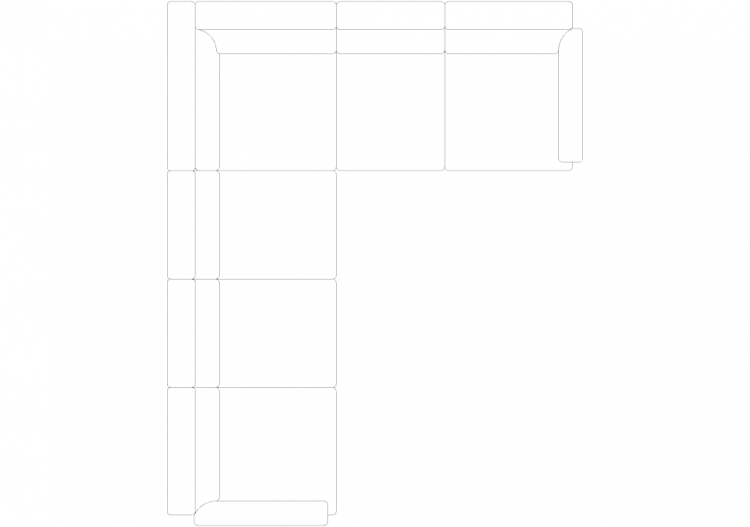 Mobili DWG - Divano tipo 4 09 - ACCA software