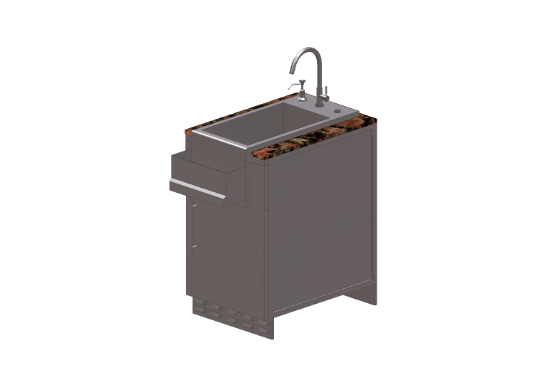 Mobili 3D - Mobile da cucina modulare con lavabo - Sunstone... Mobili 3D - Mobile da cucina modulare con lavabo - Sunstone...