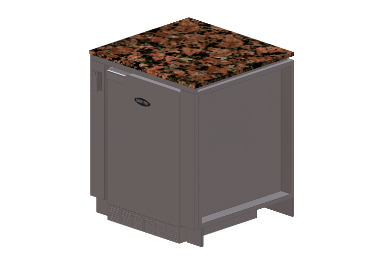 Mobili 3D - Mobile da cucina modulare con frigo - Sunstone... Mobili 3D - Mobile da cucina modulare con frigo - Sunstone...