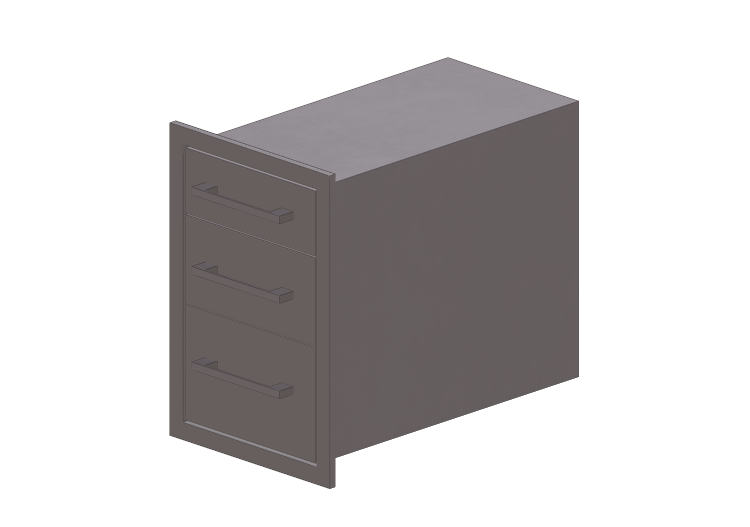 3D Möbel - Schublade aus Metall - Sunstone - BA TD18 -... 3D Möbel - Schublade aus Metall - Sunstone - BA TD18 -...