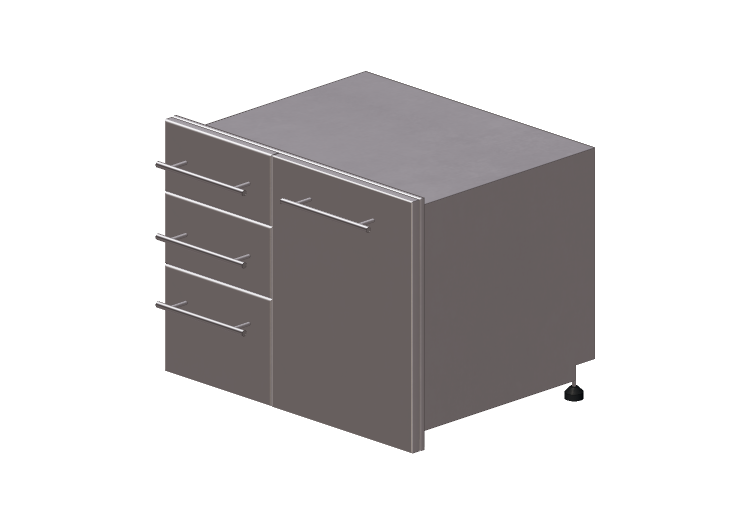 Móveis 3D - Gaveta de metal - Sunstone - DE LPCTD30 -... Móveis 3D - Gaveta de metal - Sunstone - DE LPCTD30 -...