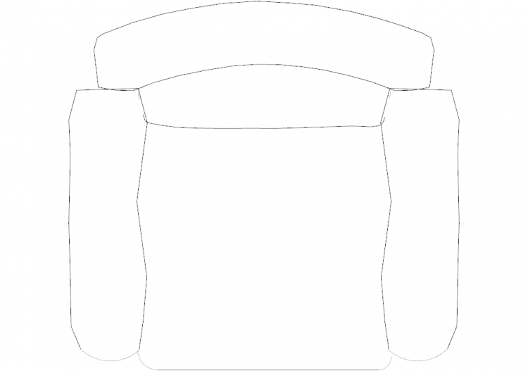 Mobili DWG - Divano tipo 5 01 - ACCA software