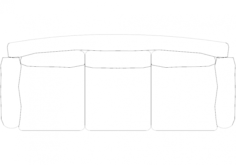 Mobili DWG - Divano tipo 5 03 - ACCA software