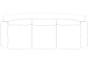 Furniture DWG - Type 5 sofa 03