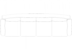 Furniture DWG - Type 5 sofa 04