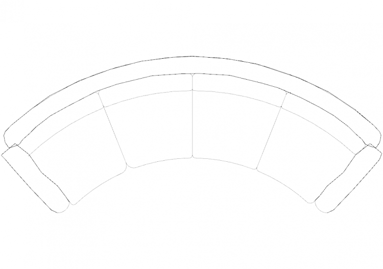 DWG Möbeln - Typ Sofa 5 05 - ACCA software