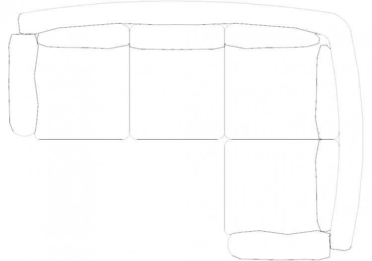 Furniture DWG - 类型5沙发07 - ACCA software
