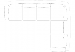 Furniture DWG - 类型5沙发09