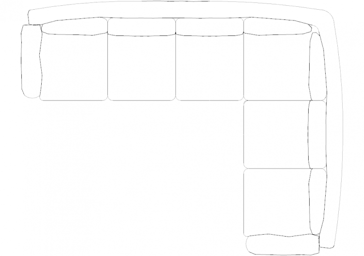 DWG Möbeln - Typ Sofa 5 09 - ACCA software
