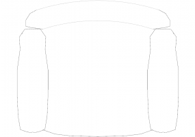 Furniture DWG - 类型5沙发10