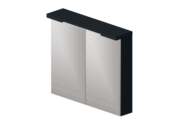 Mobili 3D - Specchio in legno con led - Svedbergs - 460800... Mobili 3D - Specchio in legno con led - Svedbergs - 460800...