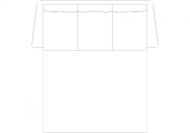 Furniture DWG - 沙发床04 - ACCA software