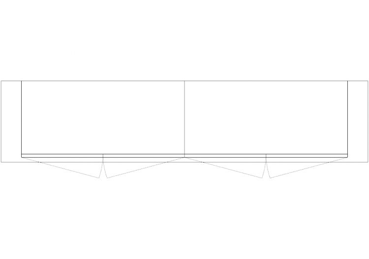 Bureau DWG - Armoires tiroirs 23 - ACCA software